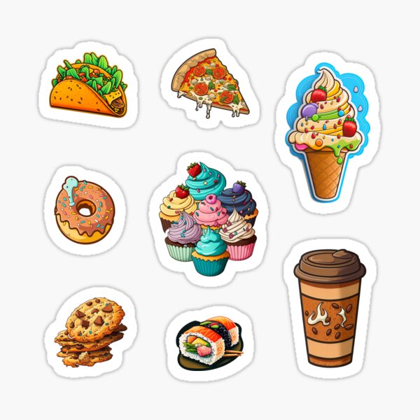 Food Stickers • The Printables