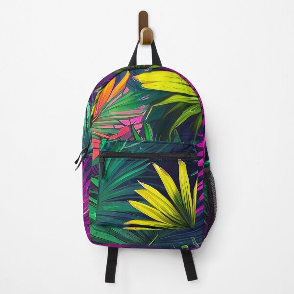 Item preview, Colorful Neon Palm Trees Leaves designed and sold by SassyArtistry.