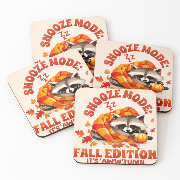 Item preview, Fall Edition Snooze Fest Raccoon  designed and sold by gleefulme.