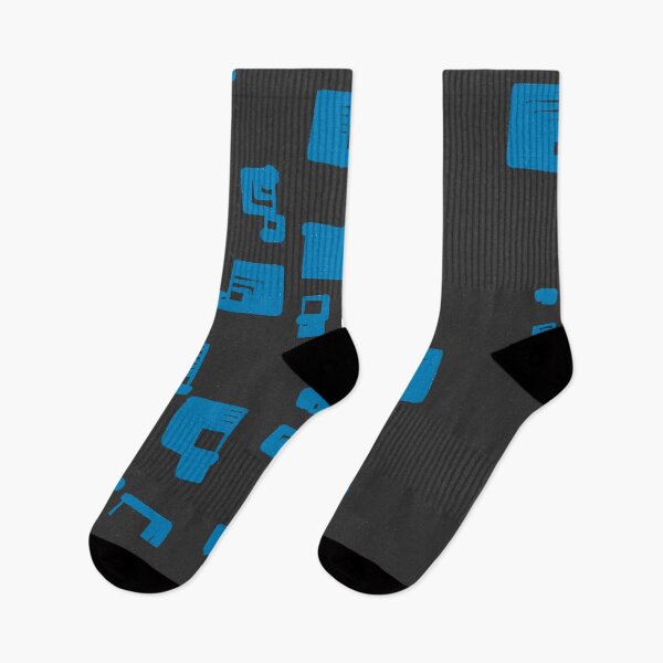Item preview, Blue Squares on Black designed and sold by CushyNest.