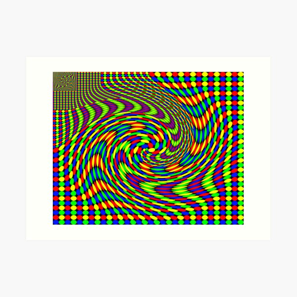 Twisted Gestalt Flag of Fractality Art Print