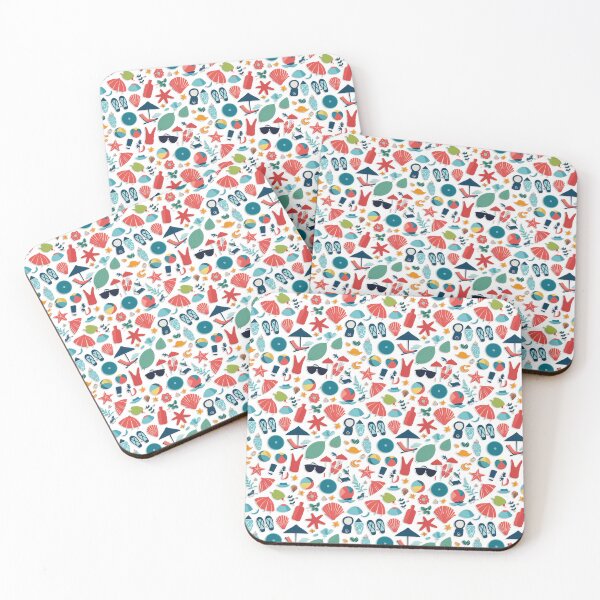 Item preview, Retro Beach Pattern designed and sold by ArtFactoryAI.