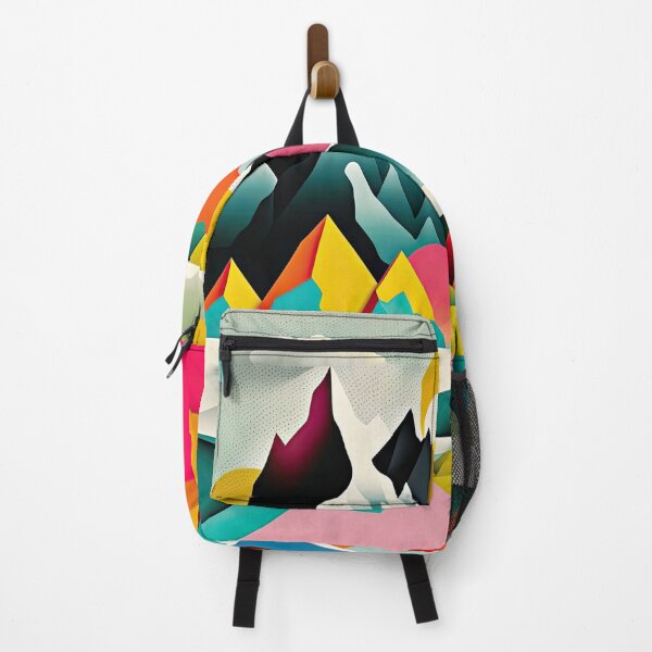 Item preview, Explore "Simplistic & Minimalistic Alps" with Bauhaus Flair and Vivid Colors designed and sold by ArtificialGenes.