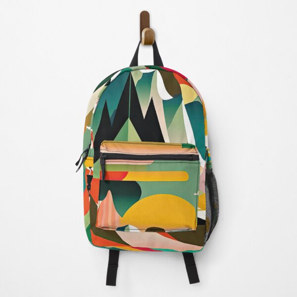 Item preview, Explore "Simplistic & Minimalistic Alps" with Bauhaus Flair and Vivid Colors designed and sold by ArtificialGenes.