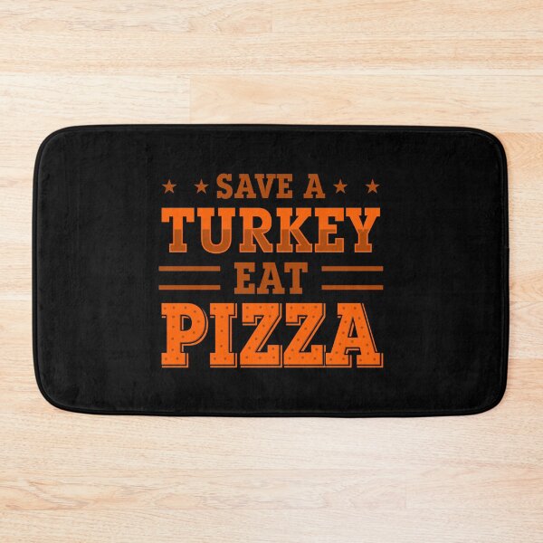 Item preview, orange thanksgiving save turkey pizza  designed and sold by Gossip Rag.