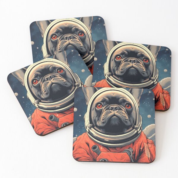Item preview, French Bulldog as an Astronaut designed and sold by Johnelh.
