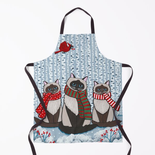 Item preview, Winter Birman Cats! designed and sold by KilkennyCat Art.