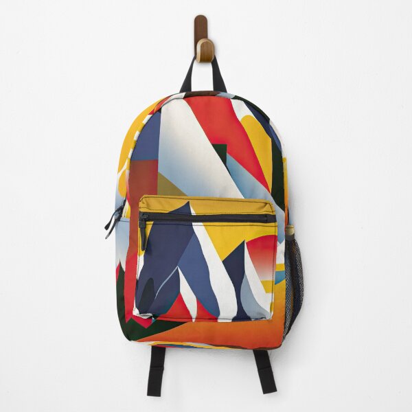 Item preview, Explore "Simplistic & Minimalistic Alps" with Bauhaus Flair and Vivid Colors designed and sold by ArtificialGenes.