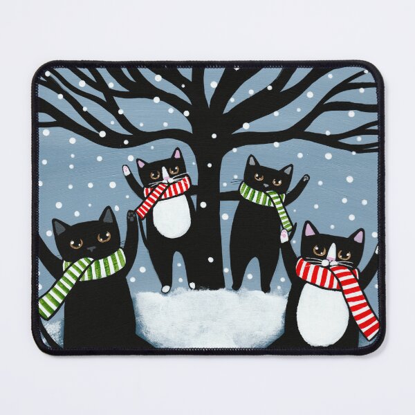 Item preview, The Cats Celebration of Winter! designed and sold by KilkennyCat Art.