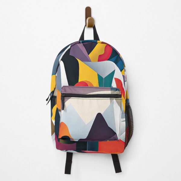 Item preview, Explore "Simplistic & Minimalistic Alps" with Bauhaus Flair and Vivid Colors designed and sold by ArtificialGenes.