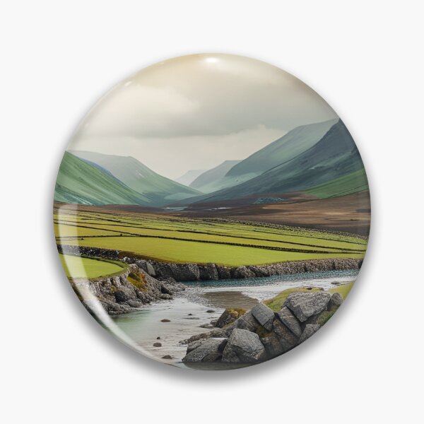 Item preview, A Quintessential Irish Landscape in Artificial Intelligence designed and sold by LymphomaLass.