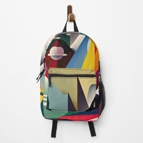 Item preview, Explore "Simplistic & Minimalistic Alps" with Bauhaus Flair and Vivid Colors designed and sold by ArtificialGenes.