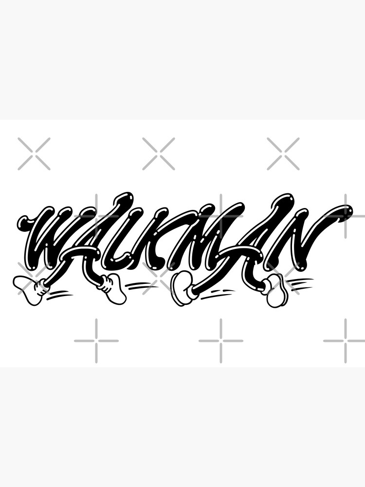 Sony Walkman's Original Logo Art Board Print
