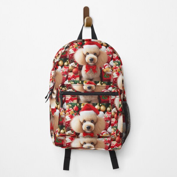 Item preview, Miniature Poodle Christmas, designed and sold by fatbanana.