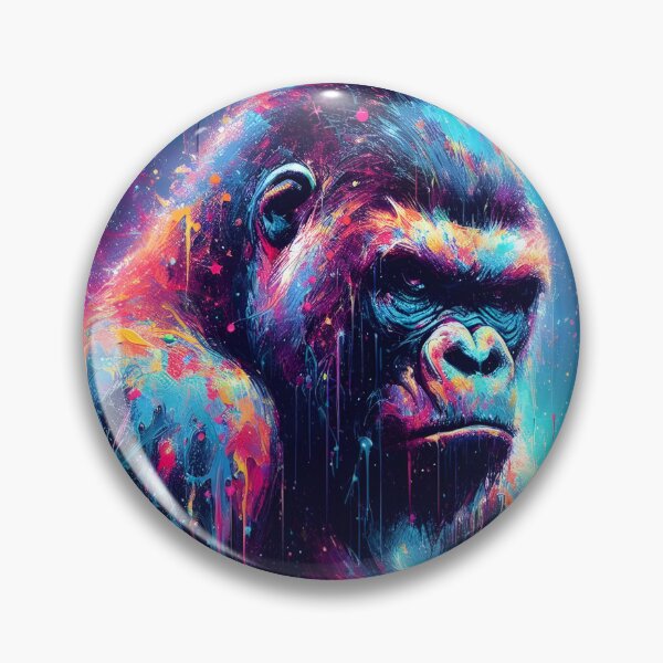 Item preview, Celestial Ape: Neon Constellations designed and sold by javaoverride.