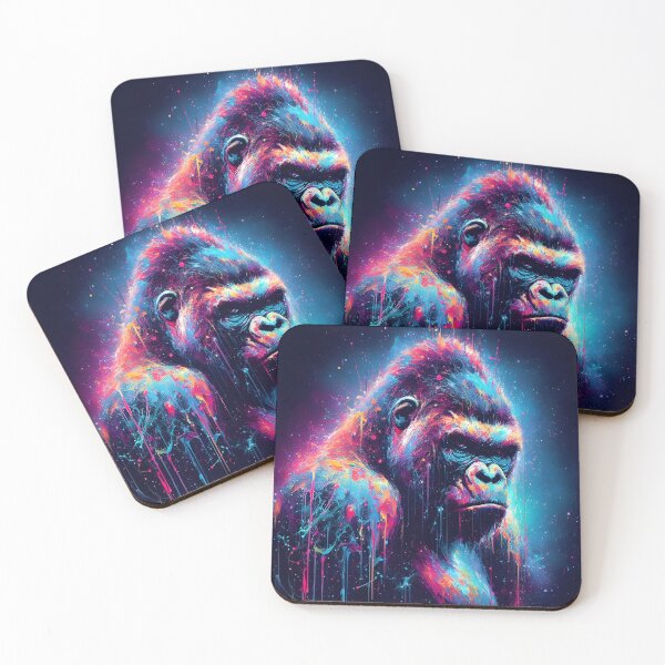 Item preview, Celestial Ape: Neon Constellations designed and sold by javaoverride.