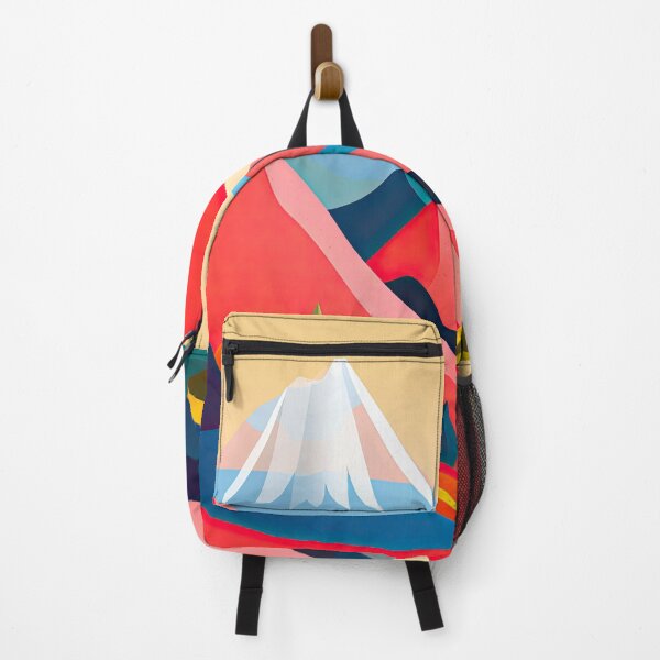 Item preview, Explore "Simplistic & Minimalistic Alps" with Bauhaus Flair and Vivid Colors designed and sold by ArtificialGenes.