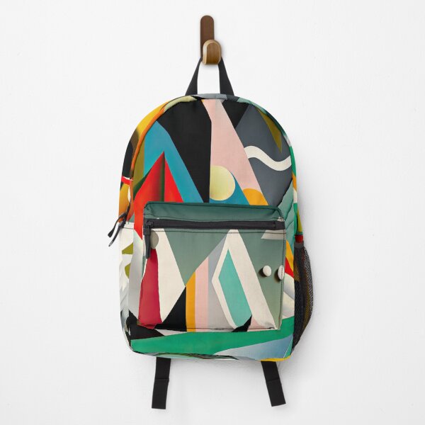Item preview, Explore "Simplistic & Minimalistic Alps" with Bauhaus Flair and Vivid Colors designed and sold by ArtificialGenes.