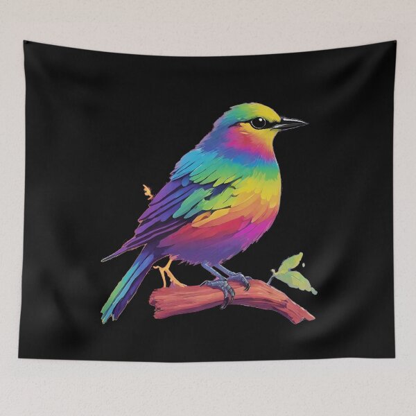 Item preview, Colorful Bird designed and sold by PixelRealm.