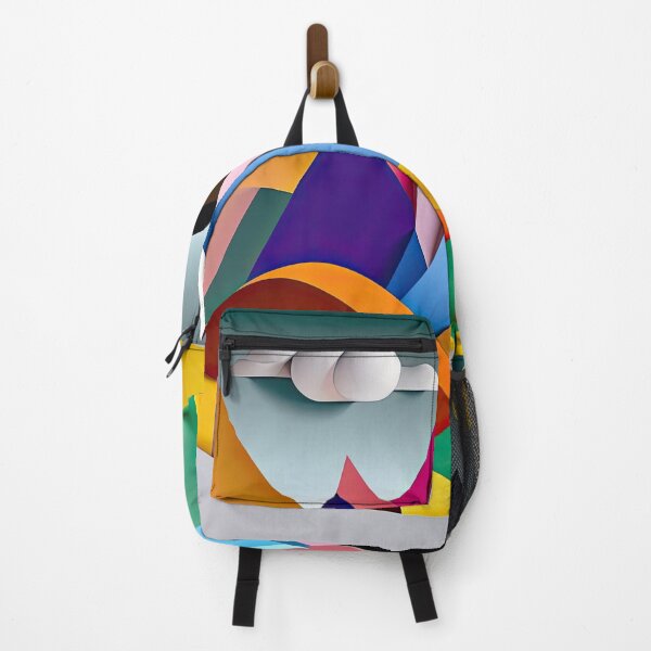 Item preview, Explore "Simplistic & Minimalistic Alps" with Bauhaus Flair and Vivid Colors designed and sold by ArtificialGenes.
