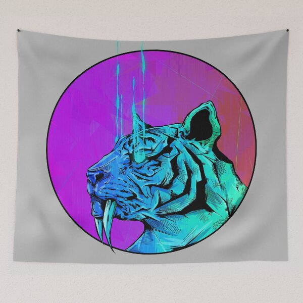 Item preview, TIGER-Gray designed and sold by AtacanAkmese.