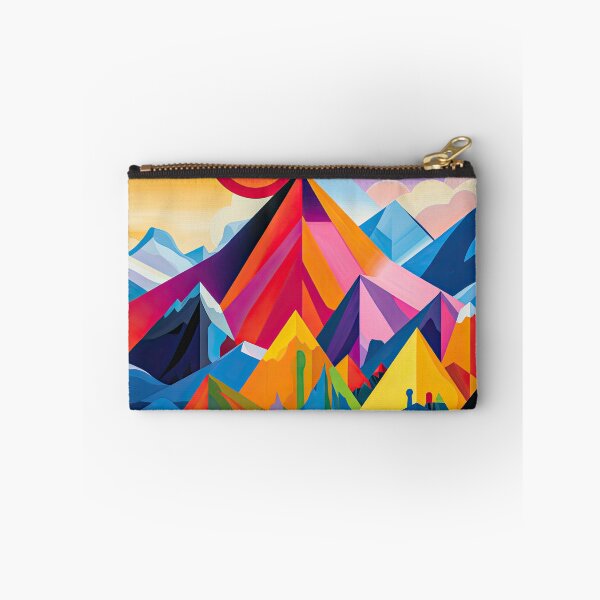 Item preview, Explore "Simplistic & Minimalistic Alps" with Bauhaus Flair and Vivid Colors designed and sold by ArtificialGenes.