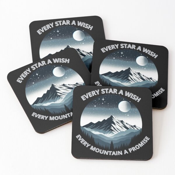 Item preview, Every Star a Wish, Every Mountain a Promise designed and sold by MyOwnMee.