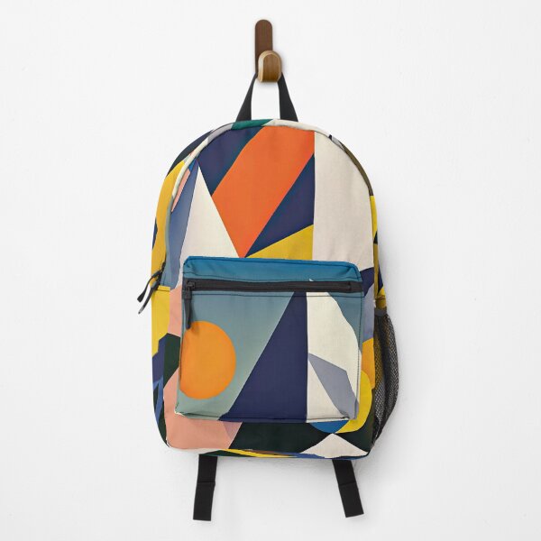 Item preview, Explore "Simplistic & Minimalistic Alps" with Bauhaus Flair and Vivid Colors designed and sold by ArtificialGenes.
