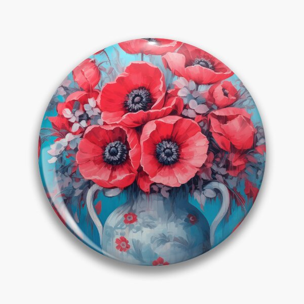 Item preview, Poppy lumen in blue designed and sold by Pixelartistin.