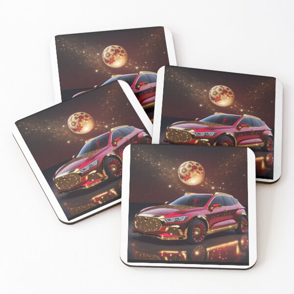 Artikelvorschau, Rotes Auto, starker Mond entworfen und verkauft von Storevippink90.