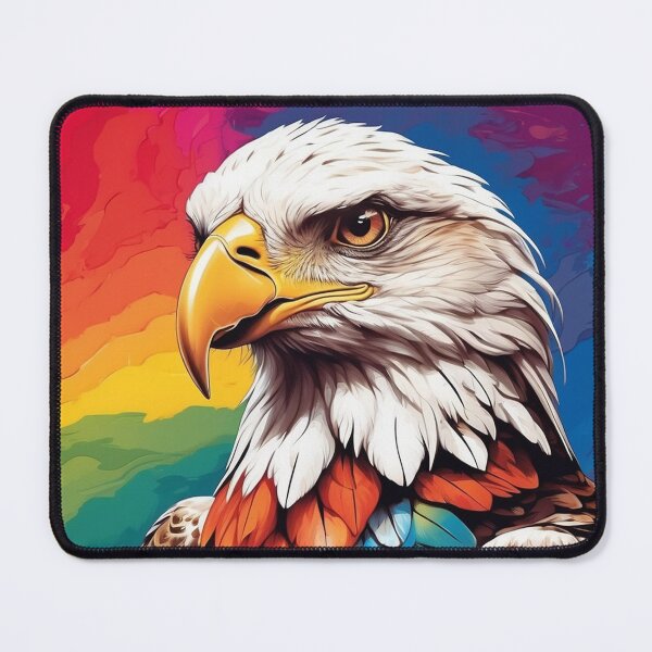 Item preview, American Blad Eagle Head Rainbow designed and sold by martin max.