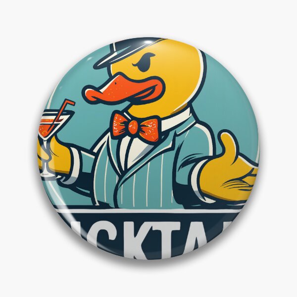 Item preview, Funny Duck Ducktails And Cocktails designed and sold by KitonicTees.