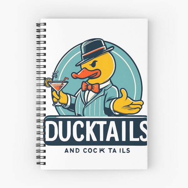 Item preview, Funny Duck Ducktails And Cocktails designed and sold by KitonicTees.