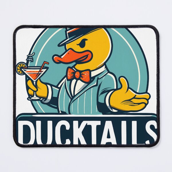 Item preview, Funny Duck Ducktails And Cocktails designed and sold by KitonicTees.