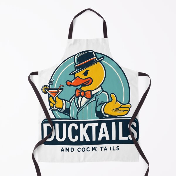 Item preview, Funny Duck Ducktails And Cocktails designed and sold by KitonicTees.
