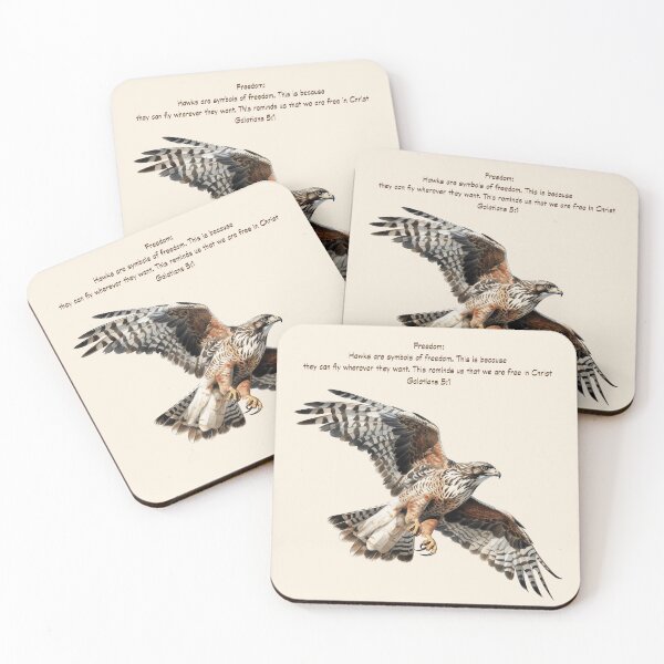 Item preview, Hawk: Freedom Galatians 5:1 designed and sold by WideIsTheGate.