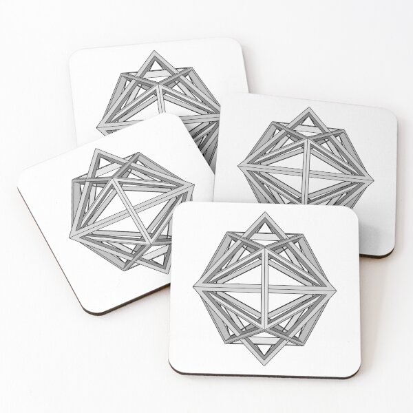 Item preview, Gmtrx v3 Lawal Geometron's nested skeletal Icosahedron and octahedron designed and sold by Seni Lawal.