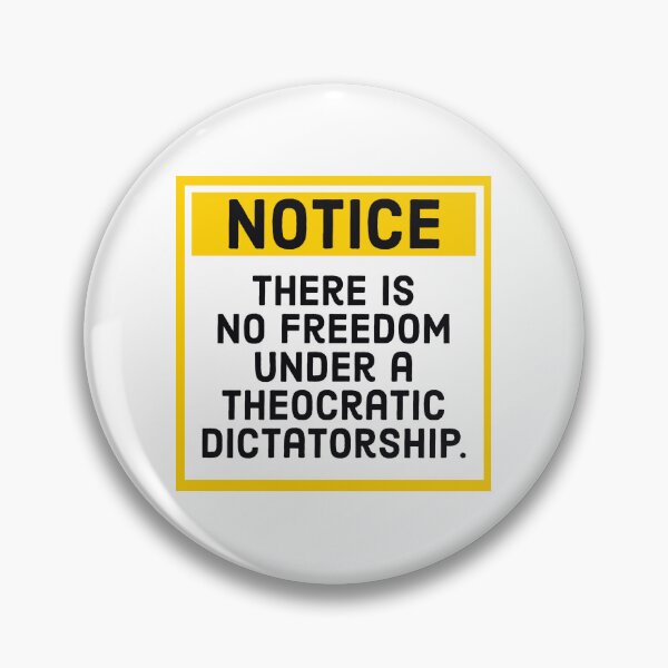 Item preview, Theocracy is not freedom  designed and sold by Rachel the Artist .
