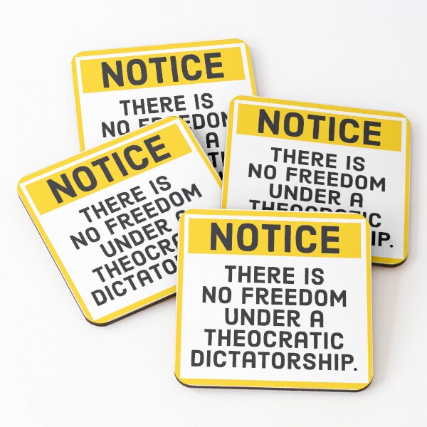 Item preview, Theocracy is not freedom  designed and sold by Rachel the Artist .