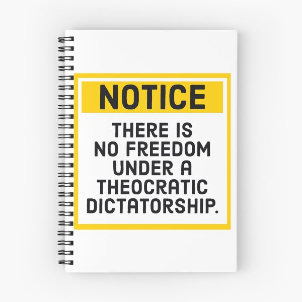 Item preview, Theocracy is not freedom  designed and sold by Rachel the Artist .