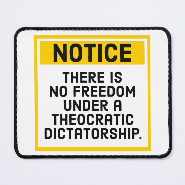 Item preview, Theocracy is not freedom  designed and sold by Rachel the Artist .