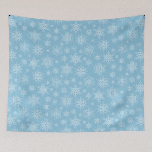 Item preview, Snow Fall - Light Blue Monochrome  - Cozy Winter Collection designed and sold by GenAumonier.