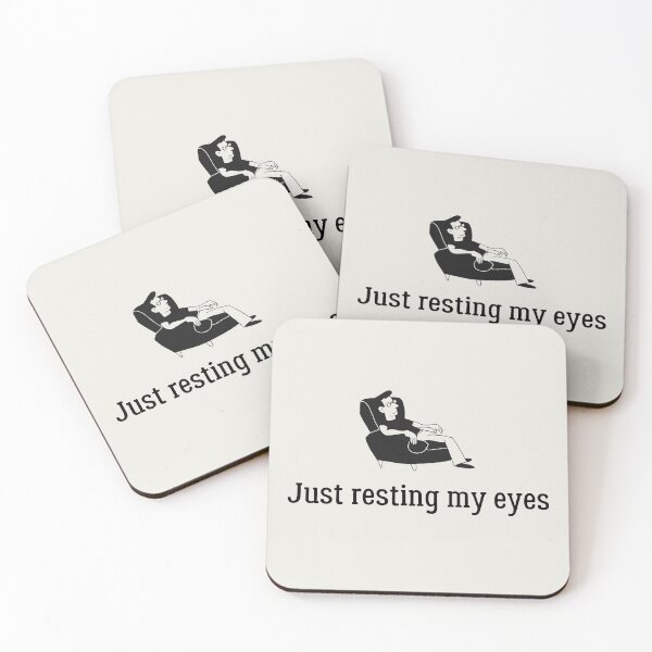 Item preview, Just Resting My Eyes - Lazy Day designed and sold by minjagoods.