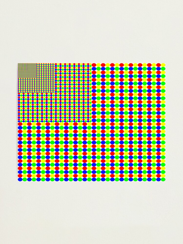 Alternate view of Gestalt Flag of Fractality Photographic Print