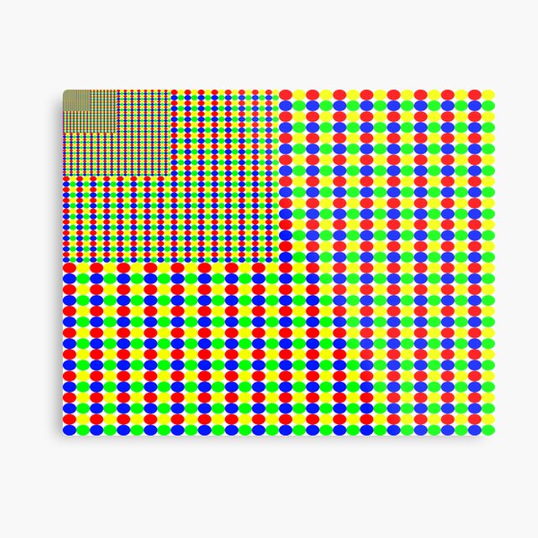 Gestalt Flag of Fractality Metal Print
