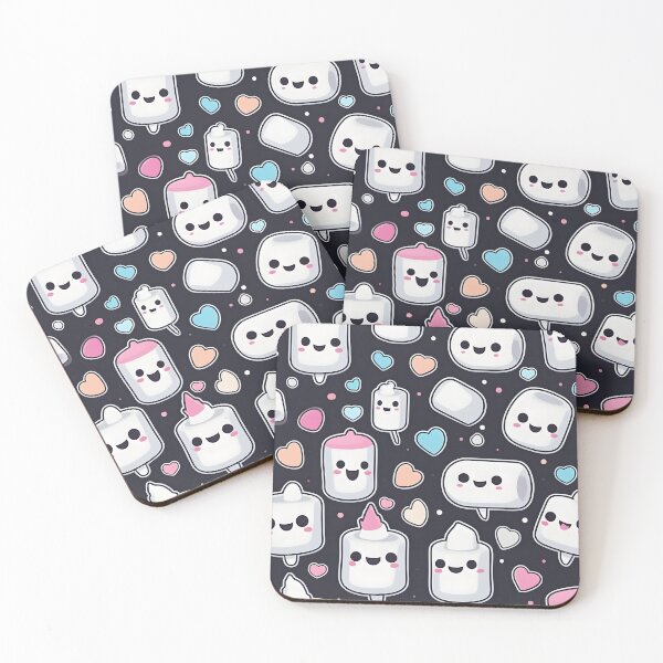 Item preview, Ai Generated Marshmallows Pattern designed and sold by NikoVerse Studio.