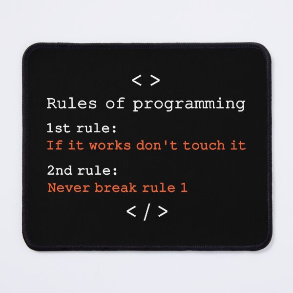 Item preview, Rules of programming designed and sold by HandicraftArt.