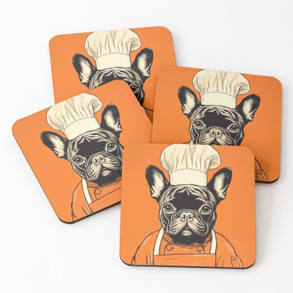Item preview, French Bulldog as a Chef designed and sold by Johnelh.