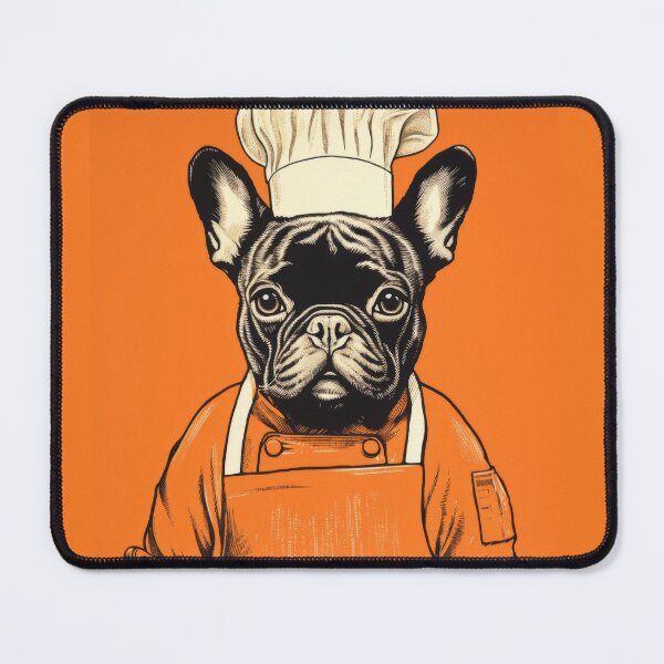 Item preview, French Bulldog as a Chef designed and sold by Johnelh.