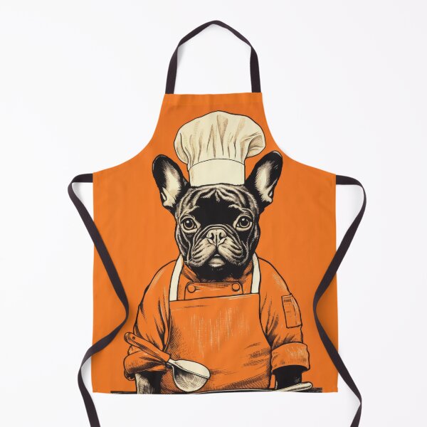 Item preview, French Bulldog as a Chef designed and sold by Johnelh.